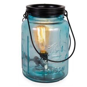 IllumiScents Mason Jar Wax Warmer - Aqua